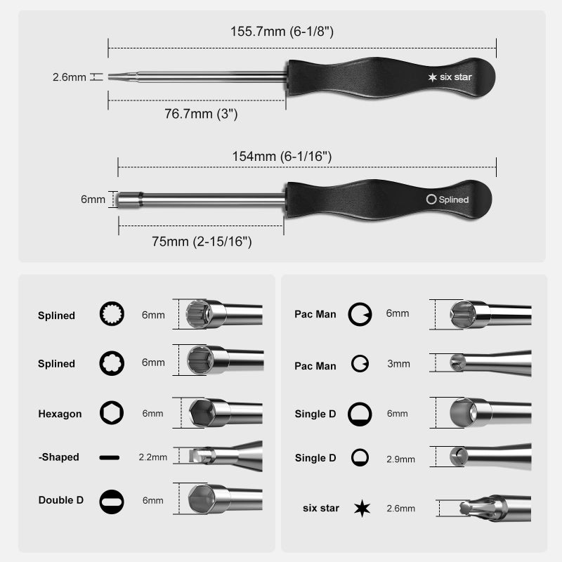 Hipa Pack-of-10 Carburetor Adjustment Tool Kit for 2 Cycle Small Engine Echo STHIL Poulan Husqvarna MTD Trimmer Weedeater Chainsaw with Carrying Case Cleaning Bursh - Image 5