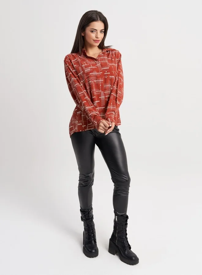 ZABAIONE Zabaione Women's Blouse , Brown