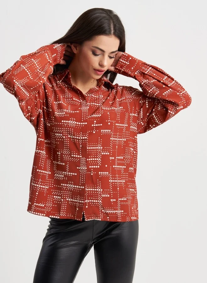 ZABAIONE Zabaione Women's Blouse , Brown