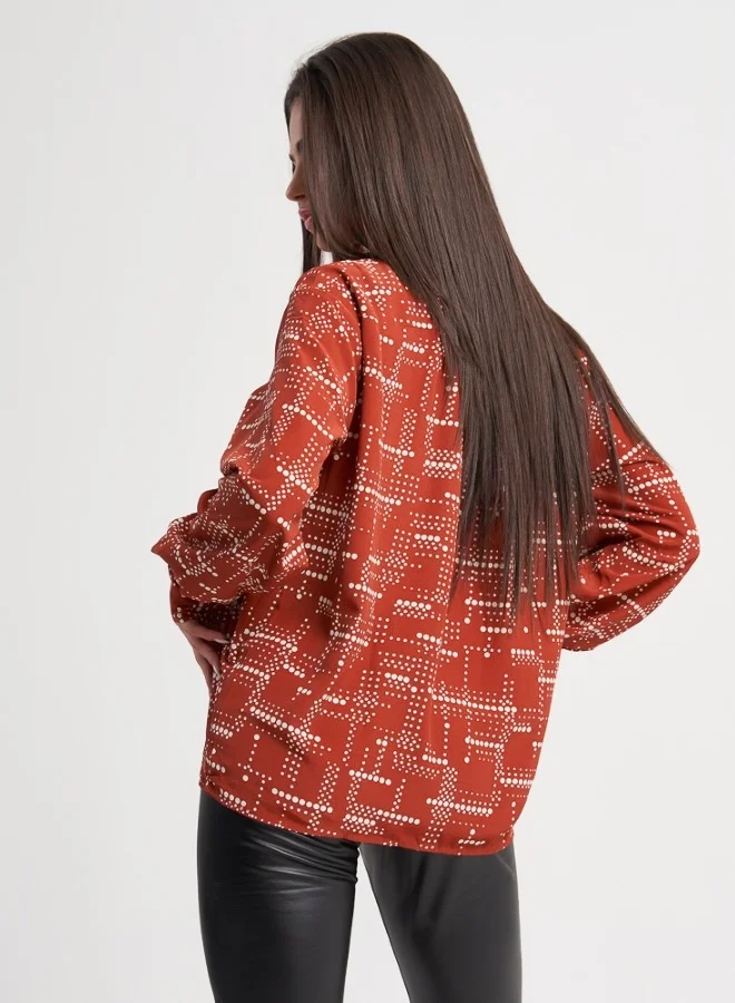 ZABAIONE Zabaione Women's Blouse , Brown
