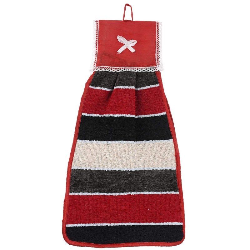 Kuber Industries Hanging Cotton 12 Pieces Cotton Washbasin Napkin/Hand Towel for Kitchen and Bathroom (Multi) - CTKTC45605 - Image 2