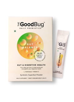 علة جيدة Gut Balance SuperGut Stick لصحة الأمعاء، والهضم القوي والبروبيوتيك المناعي، والإينولين مع فيتامين C للرجال والنساء - حزمة 15 يومًا  - Image 1