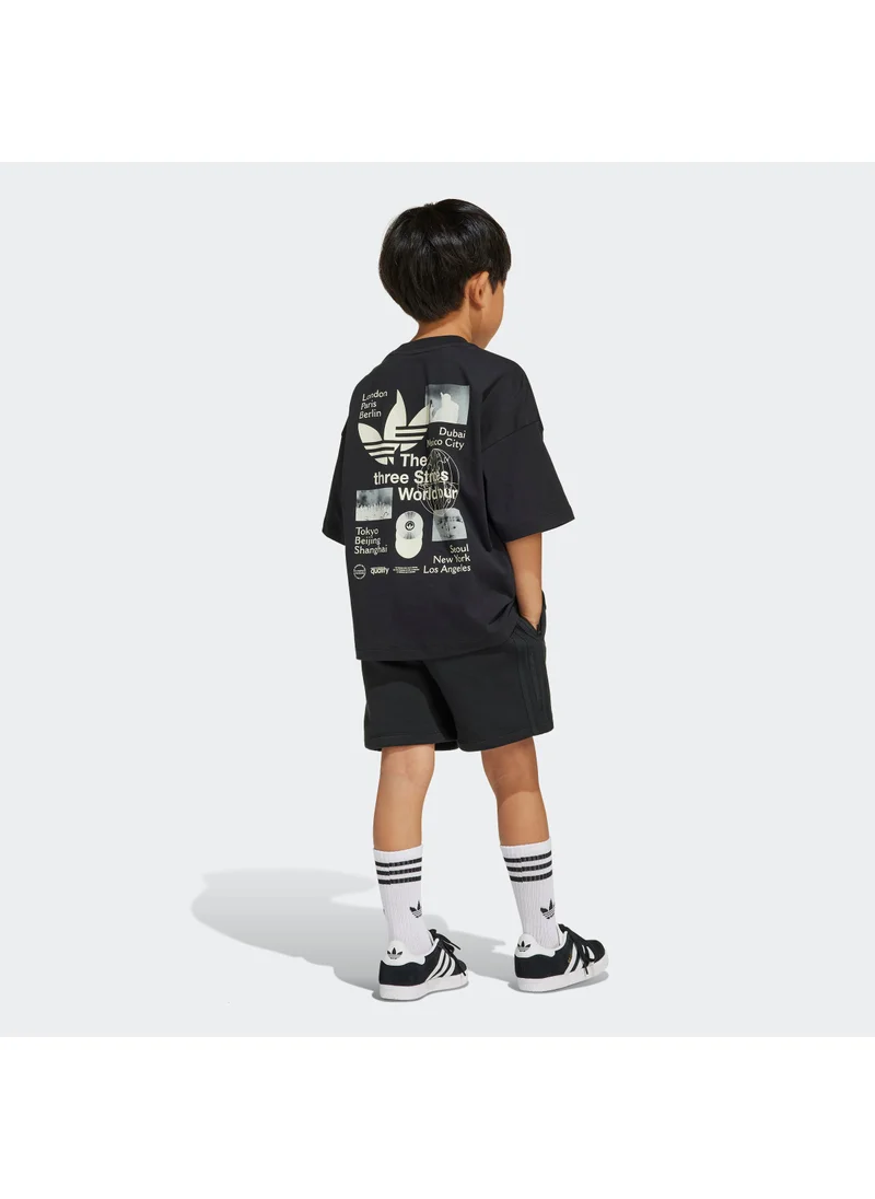 اديداس اوريجينالز Kids Shorts And T-Shirt Set