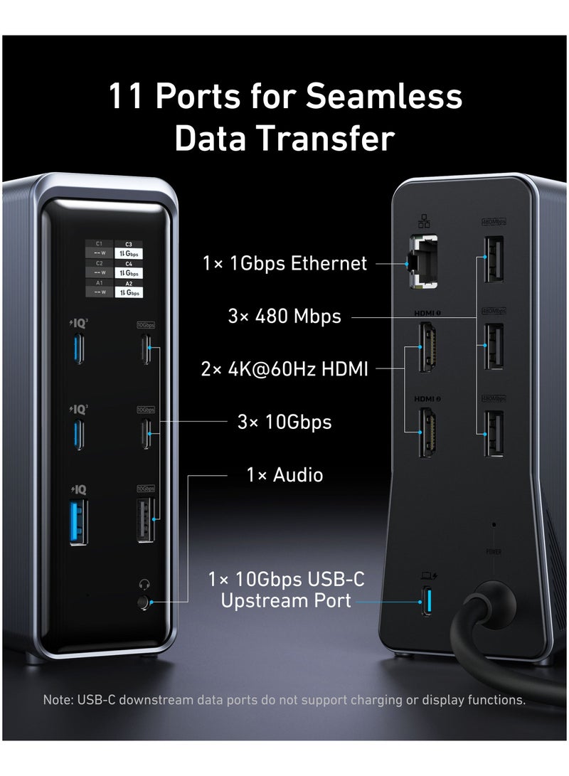 Ankey Anker Prime Charging Docking Station (14-in-1, Dual Display, 160W - Image 3