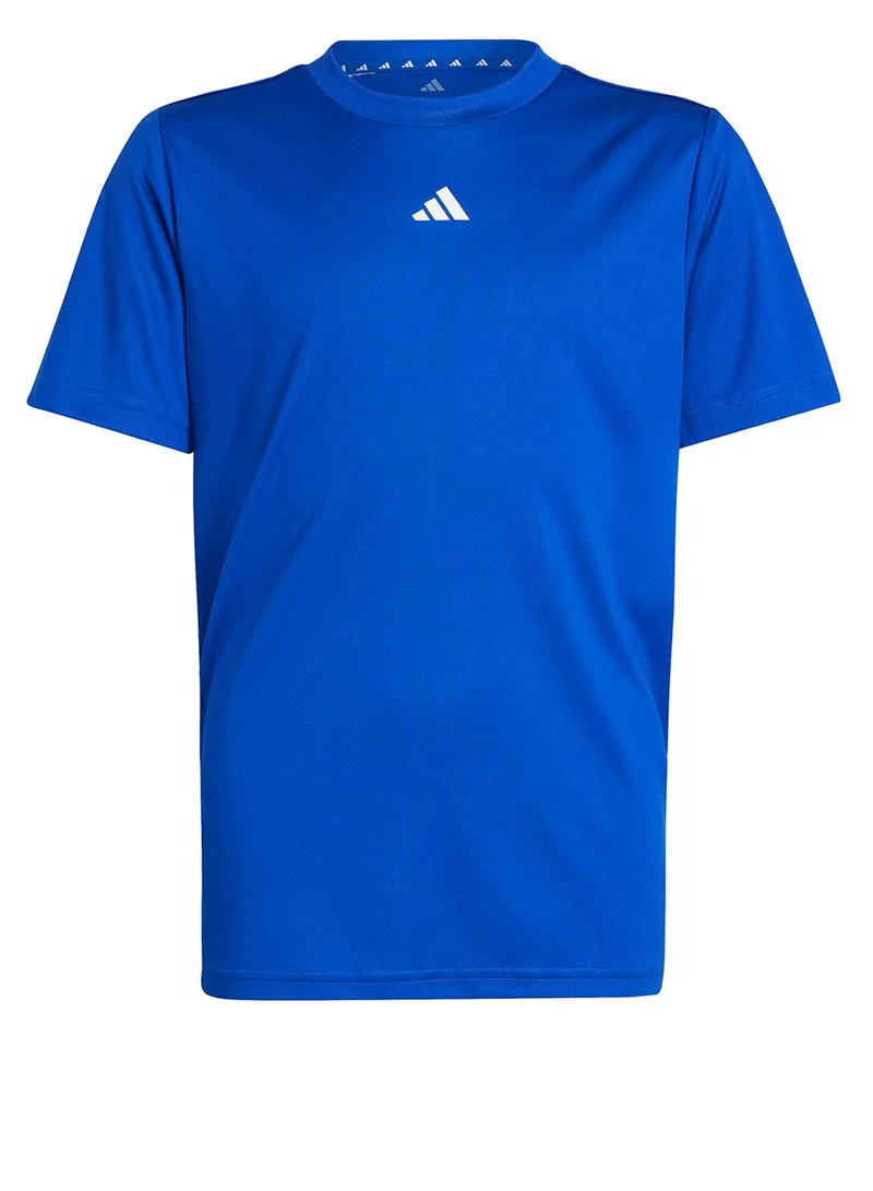 Adidas ROYBLU/WHITE Youth Essential Logo T-Shirt  | Best Price UAE