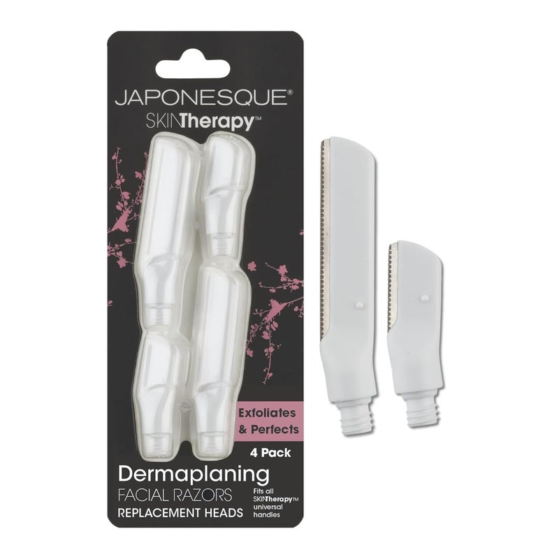 JAPONESQUE SKINTherapy Dermaplaning Facial Razor Replacement Head Superior Japanese Blades for Precision Exfoliation and Hair Removal