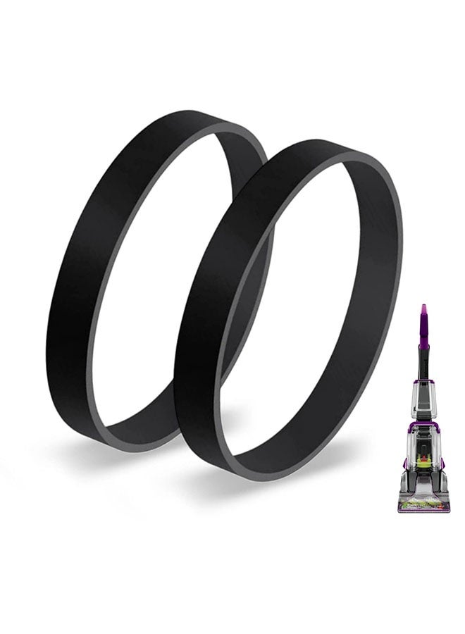 CGSYJ Replacement Belts for Bissell 2910, 2987, 2806 PowerForce PowerBrush & TurboClean PowerBrush Lightweight Pet Carpet Cleaner, Flat Pump Belt Replace Part 1606428 (Pack of 2) - Image 1