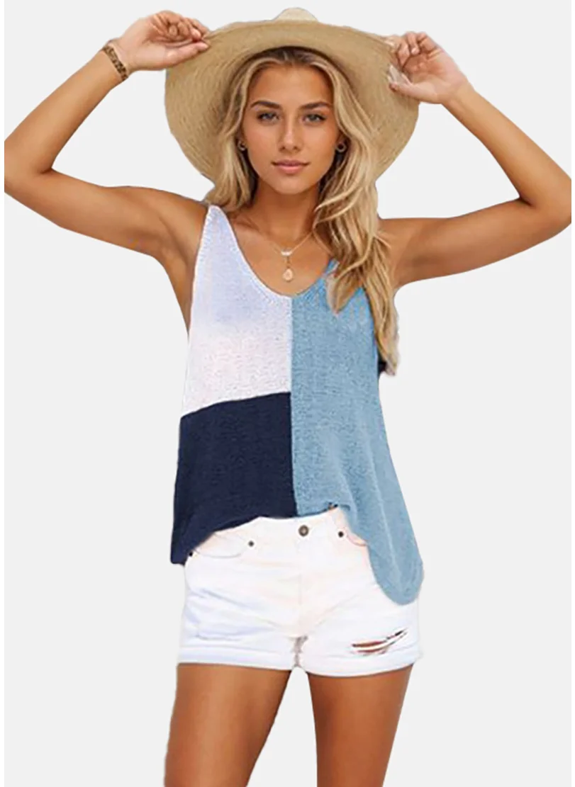 YUNIQEE Women Colourblocked Tank Top