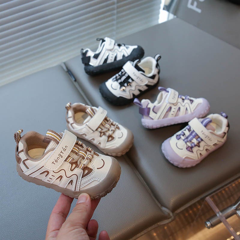 Mesh Sneakers Lightweight Flexible Sole Walking Shoes For Kids Indoor And Outdoor Activities - Image 2