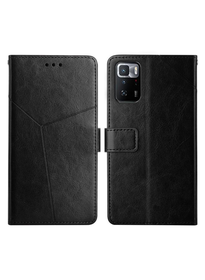 Case For Xiaomi Redmi Note 10 Pro 5G / Poco X3 GT Y Stitching Horizontal Flip Leather Phone Case