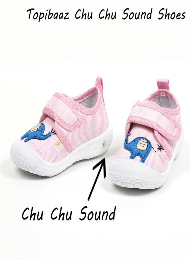 Richmen Kids Knitted First Walking Shoes Sneaker Old Toddler Baby Girl's Boy Anti-Skid Rubber Sole Booties Unisex Canvas (Pink, 6-9M) - Image 2