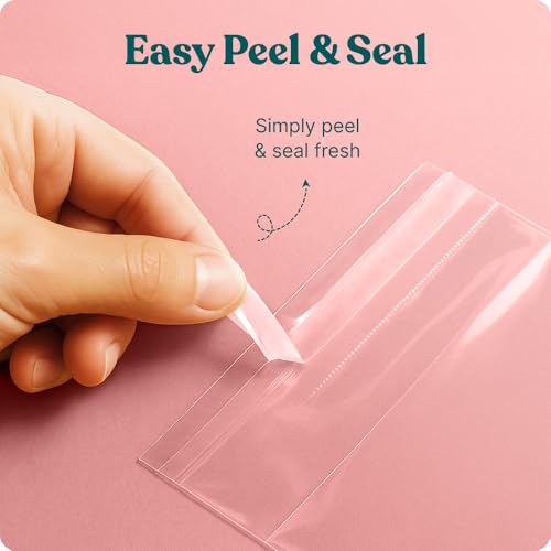 Pack It Chic - 9” X 12” (200 Pack) Clear Resealable Cello Poly Bags - Fits A4, Letter Sized Documents, Marketing Materials - Self Seal - Image 4