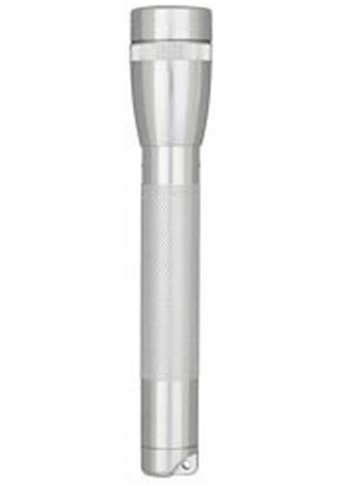 Maglite Mini LED 2-Cell AA Flashlight with Holster - Silver