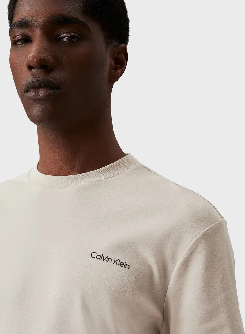 CALVIN KLEIN Logo Crew Neck T-Shirt