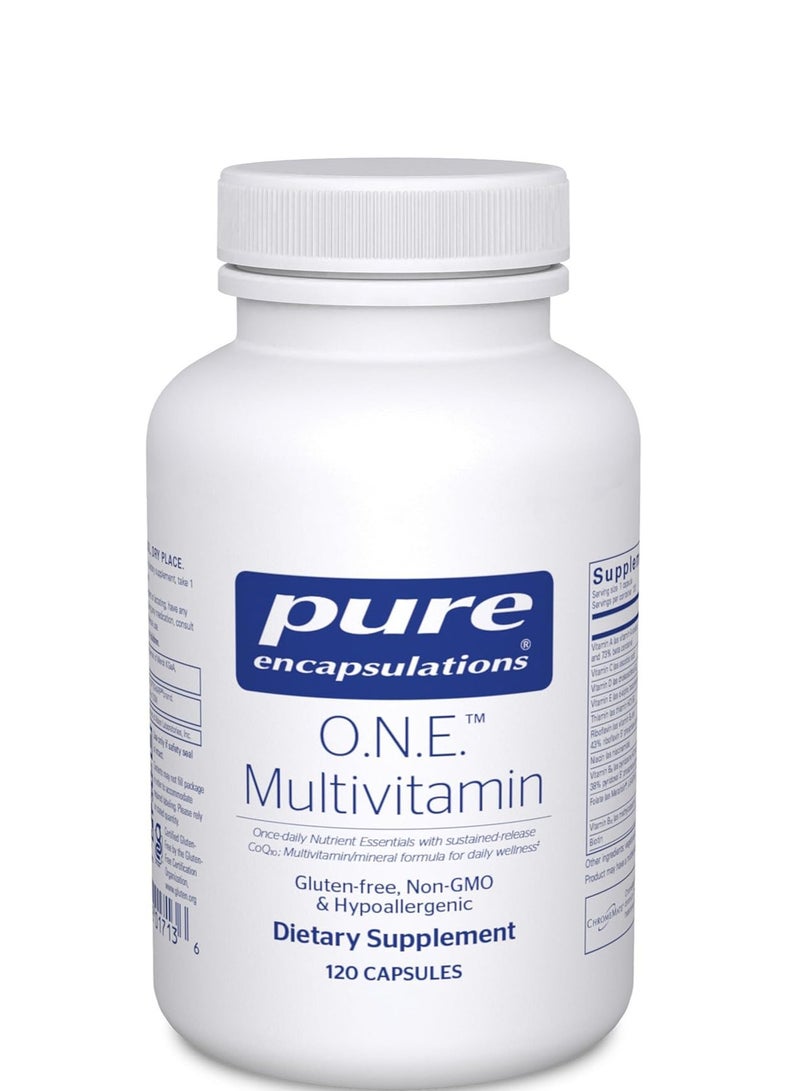 Pure Encapsulations O.N.E Multivitamin 120 Capsules-Made in China - Image 1