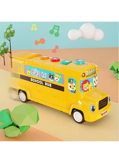 Riolio School Bus Learning ABCD Alphabet Educational Electronic Activity Toy Vehicle with Music, Sounds, and Lights Toys for Baby/Kids/Infants/Toddlers  - Image 2