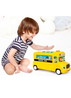 Riolio School Bus Learning ABCD Alphabet Educational Electronic Activity Toy Vehicle with Music, Sounds, and Lights Toys for Baby/Kids/Infants/Toddlers  - Image 5