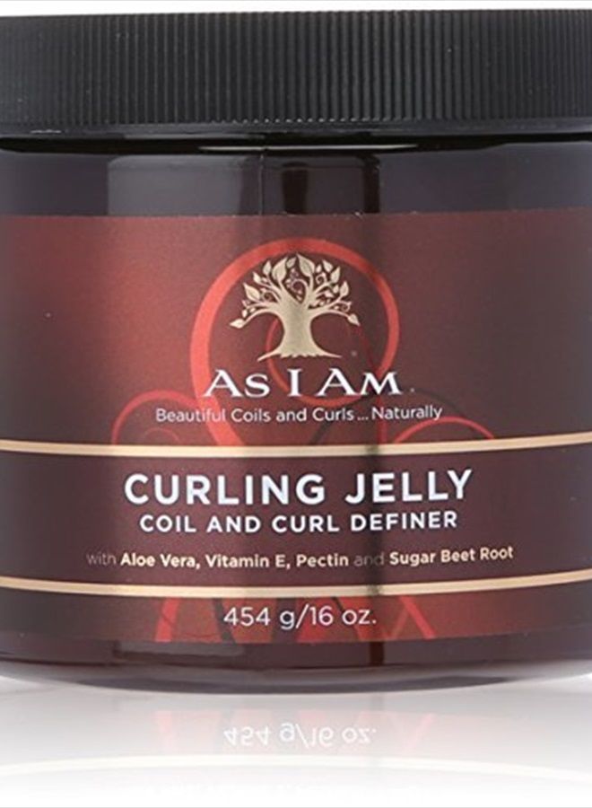 As I Am Curling Jelly - 16 Ounce - Curl & Coil Definer - Hi-Definition and Shine - Anti-Shrinkage and Stretches Curls - Anti-Frizz - Flake Free Formula - Image 1