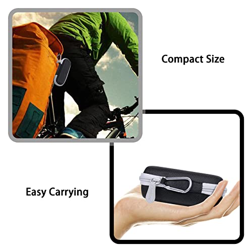 Aenllosi Aenllosi Hard Carrying Case Replacement Compatible with Garmin HRM-Pro Plus, Premium Chest Strap Heart Rate Monitor Holder(Case Only) (Grey Zipper) - Image 5