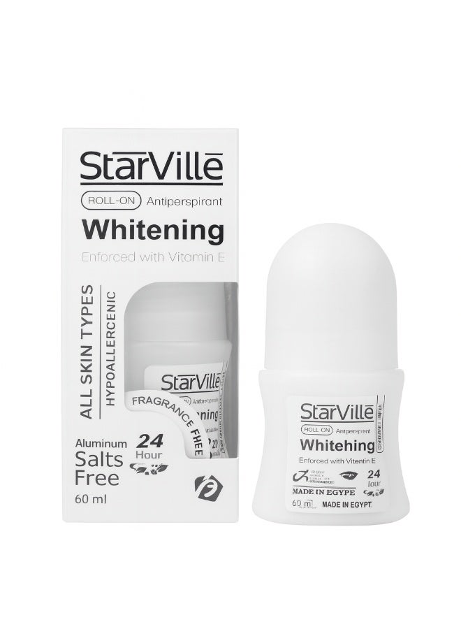 ستارفيل رول أون ستارفيل StarVille Whitening Roll-On لتفتيح وتوحيد آمن للبشرة الحساسة – 50 مل - Image 1
