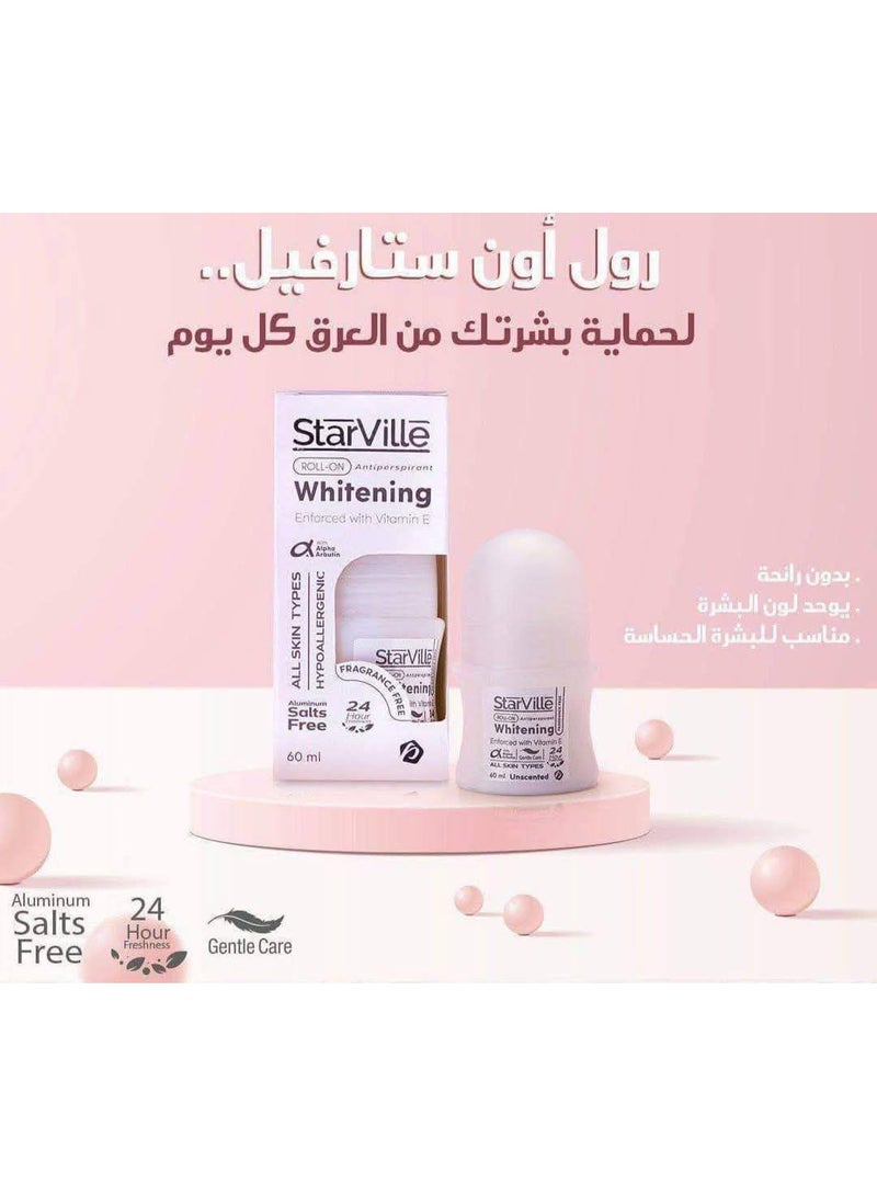 ستارفيل رول أون ستارفيل StarVille Whitening Roll-On لتفتيح وتوحيد آمن للبشرة الحساسة – 50 مل - Image 2