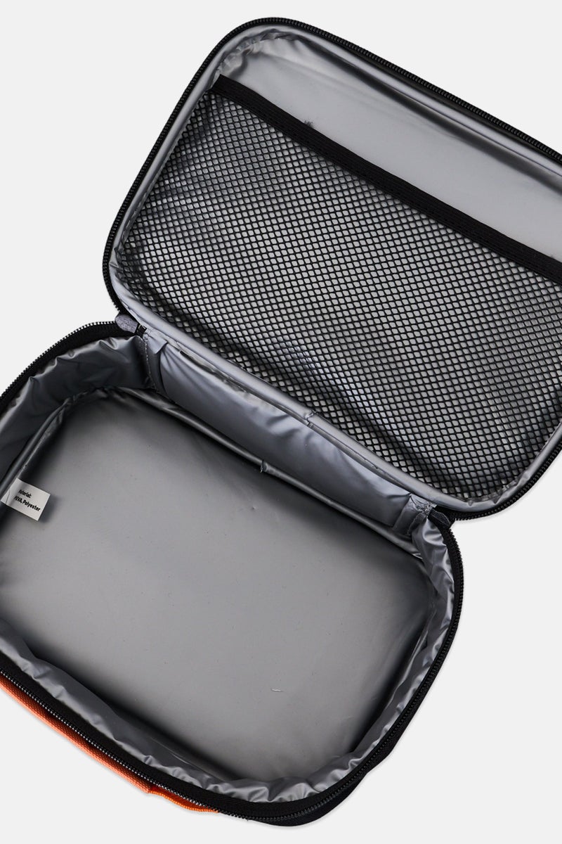 YOLO Kids Boy Embroidered Lunch Bag, Black - Image 3