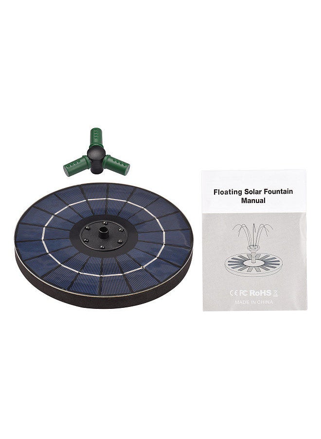 Generic 4W Colorful Solar Fountain Pump With 360°Rotatable Nozzle RGB LED Light Solar Water Pump With Battery Free Standing Auto-Shut off Circle Fountain for Bird Bath Garden Small Pond  - Image 5