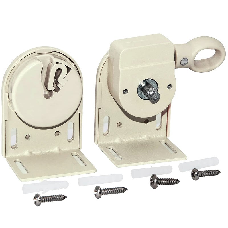 Lihopefe Universal Replacement Installation Accessories for Indoor/Outdoor Sunshade and Roller Blinds(Crodless Bracket) - Image 1