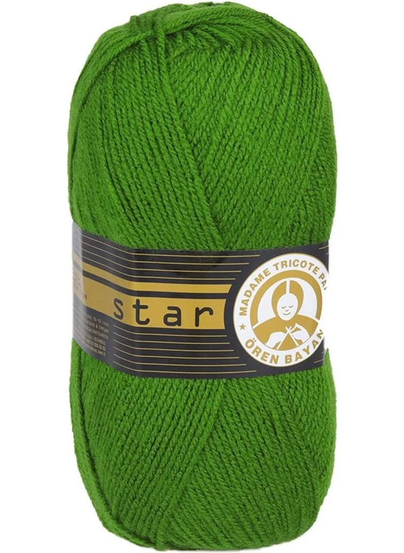 ناكو New Sm Star Hand Knitting Yarn Viper Green 087