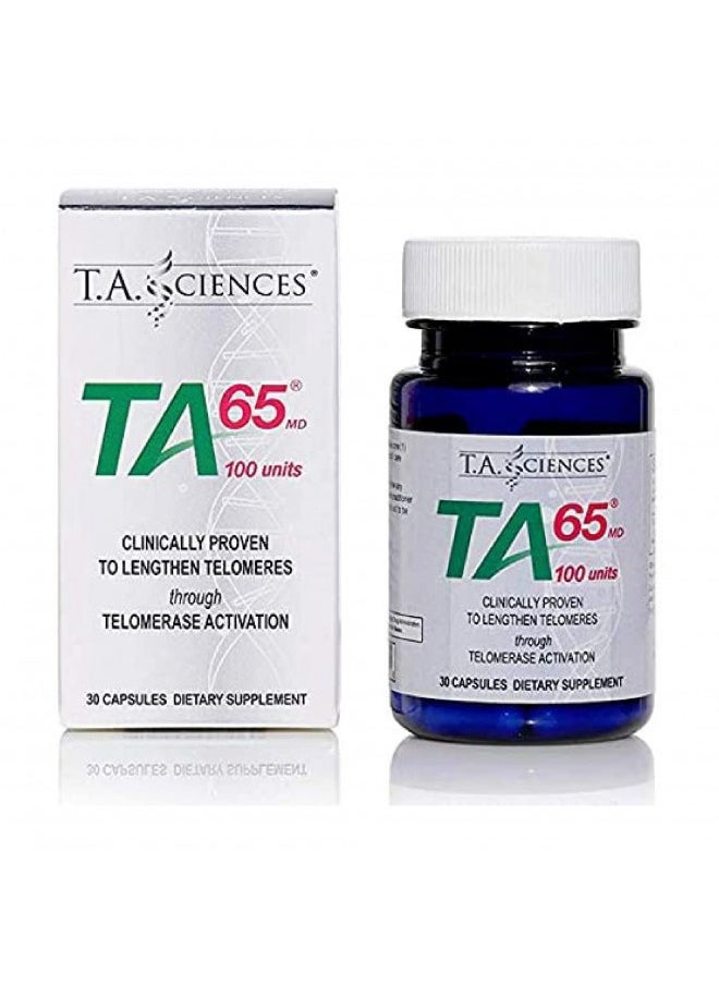 Generic - T.A. Sciences | Ta-65 Telomerase Activation | Anti-Aging And Immunity Boost With Cell Rejuvenation | 30 Capsules - Image 1