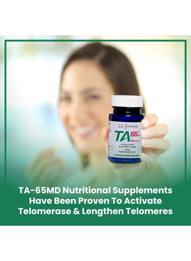 Generic - T.A. Sciences | Ta-65 Telomerase Activation | Anti-Aging And Immunity Boost With Cell Rejuvenation | 30 Capsules - Image 1