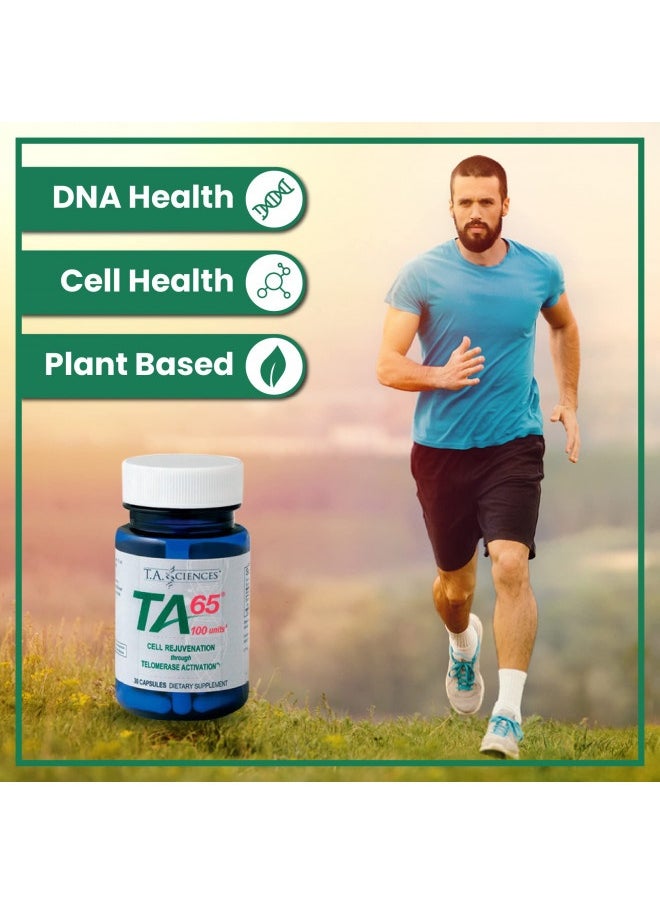 Generic - T.A. Sciences | Ta-65 Telomerase Activation | Anti-Aging And Immunity Boost With Cell Rejuvenation | 30 Capsules - Image 1