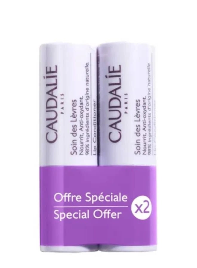 CAUDALIE بلسم شفاه كودالي 4.5 جرام × 2 - Image 1