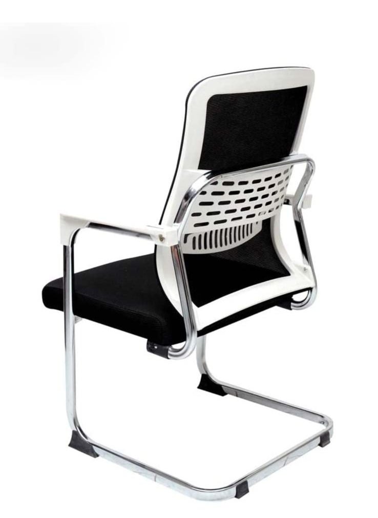 KARNAK Karnak Mesh Guest Chair For Visitors With Mesh Upholstery and Breathable Fabric, Comfortable Mesh Ergonomic Modern Furniture for Visitors Meeting Groups  - Image 3