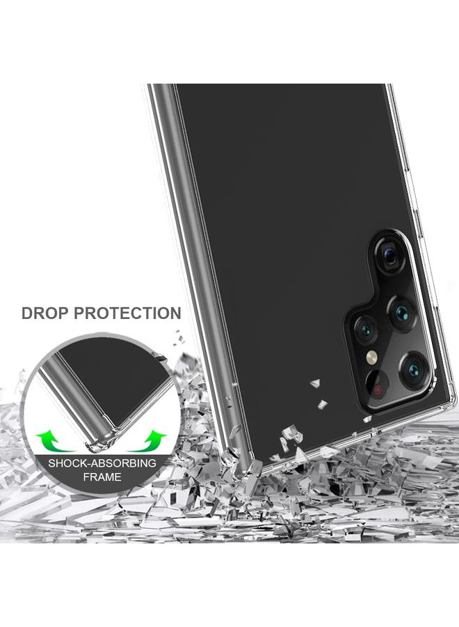 S-TOP Case For Samsung Galaxy S22 Ultra 5G Shockproof Scratchproof TPU + Acrylic Phone Case - Image 5