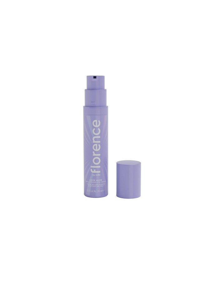 florence by mills Look Alive Brightening Eye Cream Brightens + Reduce Dark Circle Radiate + Anti Fatigue Smooth + Moisturize Vegan & Crueltyfree - Image 1