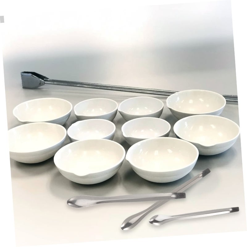 12pcs Stainless Steel Measuring Spoons Set for Labs Home Research Multipurpose Safe Use - Image 3