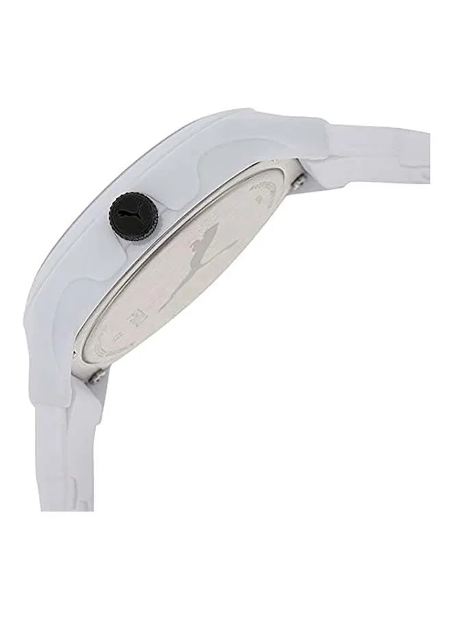 بوما Reset V2 Silicone Strap Analog Wrist Watch for Men PU P5012-43mm-White