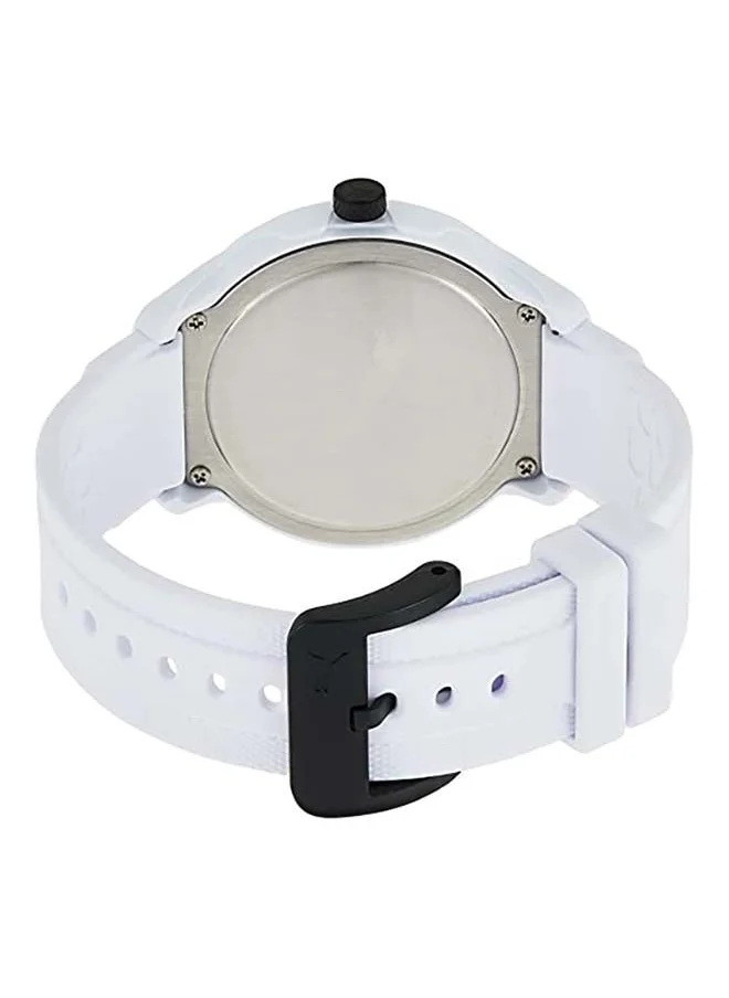 بوما Reset V2 Silicone Strap Analog Wrist Watch for Men PU P5012-43mm-White