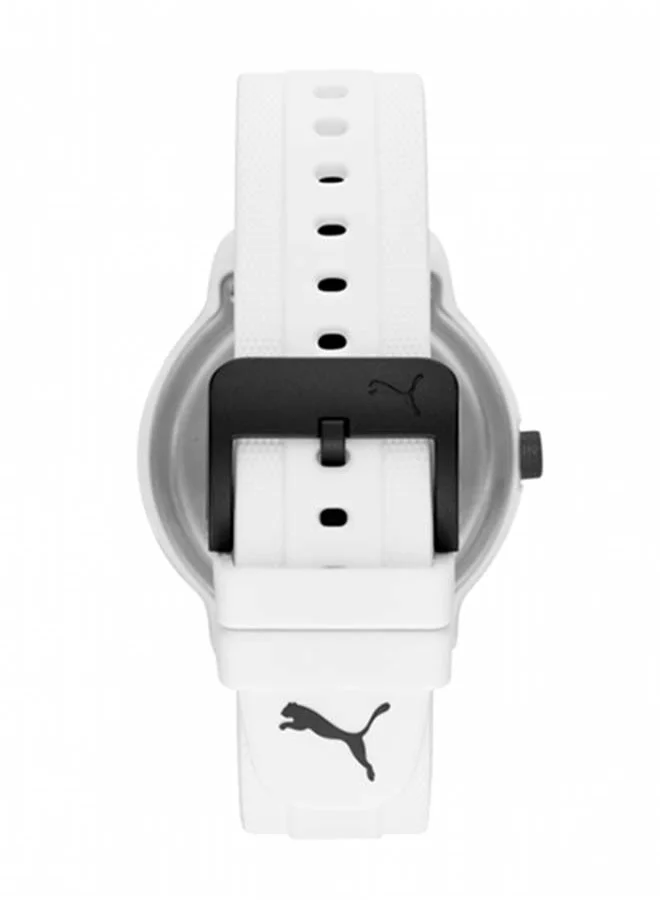 بوما Reset V2 Silicone Strap Analog Wrist Watch for Men PU P5012-43mm-White