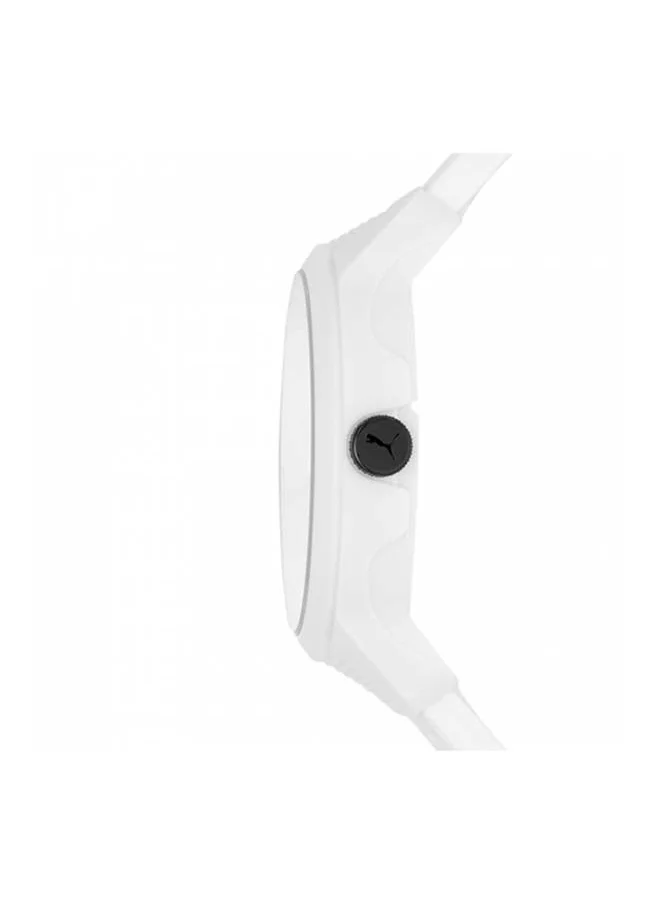 بوما Reset V2 Silicone Strap Analog Wrist Watch for Men PU P5012-43mm-White