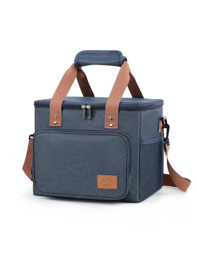 Outdoor Lunch Bag 16L Thermal Insulation Leak-Proof Portable Meal Box Car Carrier Ice Pack Insulated Cooler Bag for Camp Picnic - Image 1