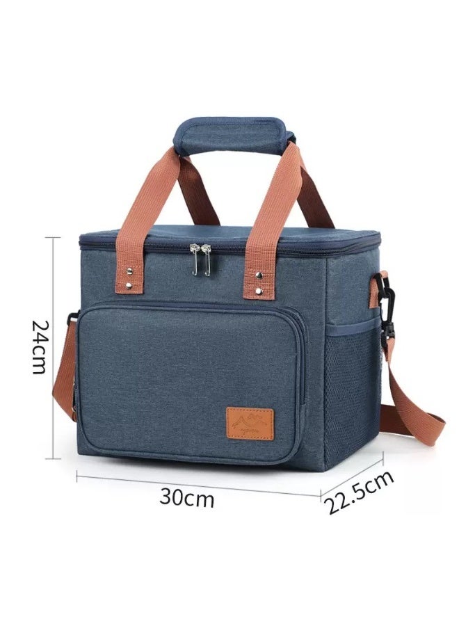 Outdoor Lunch Bag 16L Thermal Insulation Leak-Proof Portable Meal Box Car Carrier Ice Pack Insulated Cooler Bag for Camp Picnic - Image 2