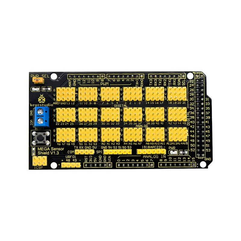KEYESTUDIO MEGA Sensor Shield V1 for Arduino MEGA R3 2560 Prototype Board Projects - Image 5