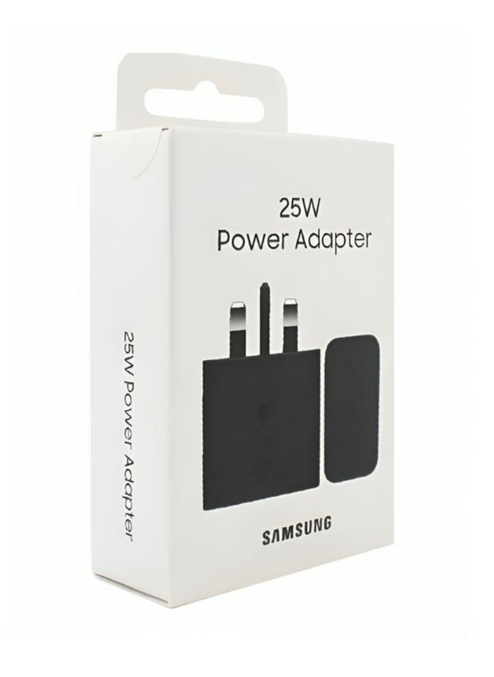Generic - Samsung 25W Fast Charging Type C Charger Head Without Cable Black - Image 1