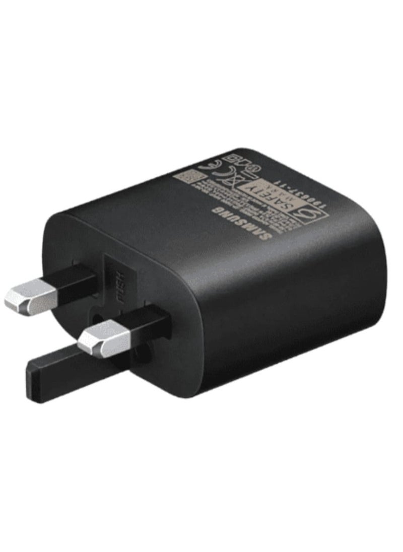Generic - Samsung 25W Fast Charging Type C Charger Head Without Cable Black - Image 1