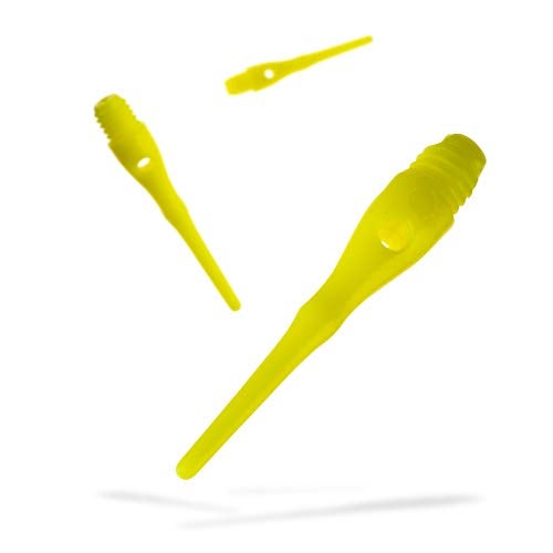 Viper Dart Accessory: Tufflex III 2BA Thread Soft Tip Dart Points, Neon Yellow, 100 Pack - Image 4