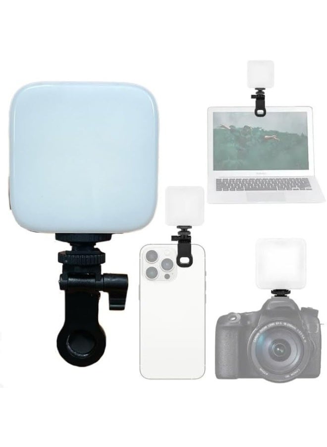 Clip-On Dimmable LED Camera Light – 6000K Portable Video Light for Phone, Laptop, and Content Creation - Image 1