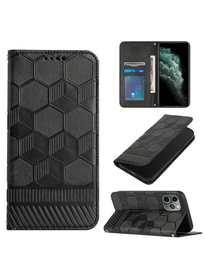 Zaboon Case For iPhone 11 Pro Football Texture Magnetic Leather Flip Phone Case - Image 1