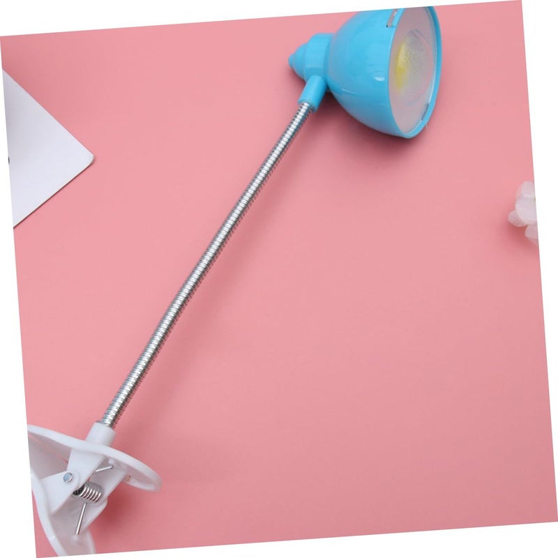 2pcs Mini Clip On Desk Lamp Eye Caring LED Reading Light For Study Office Home - Image 3